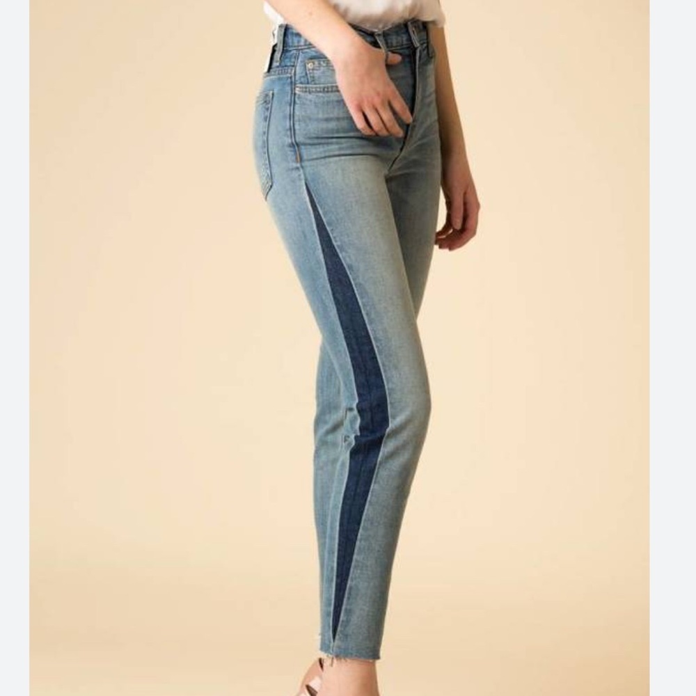 IRO Women's Carnac Skinny Jeans With contrasting side Panels